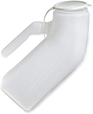 Carex Portable Urinal For Men - Male Urinal and Travel John - Plastic Urinal