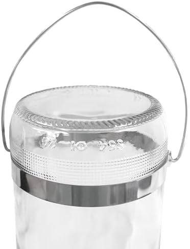 Best 1 Hummingbird Feeder with 8 Nectar Ports, Hummingbird Nectar Feeder, 16 oz Capacity, Red, Clear