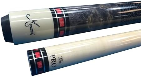 Meucci SB3-R Handcrafted Billiards Pool Cue Stick w/PRO Shaft - Red + Hard CASE