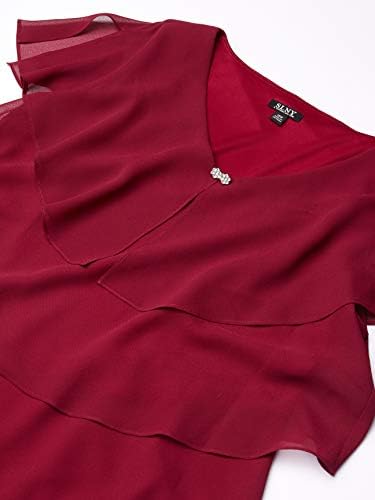 S.L. Fashions Women's Plus Size Tier Dress