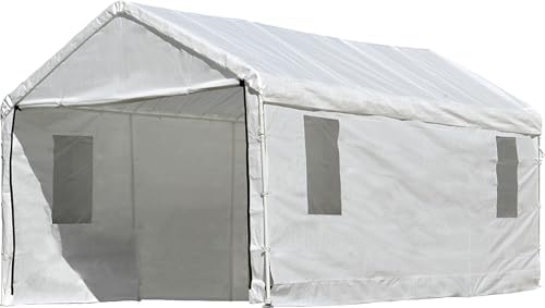 ShelterLogic MaxAP Clearview Enclosure Kit with Windows, 10 x 20 ft. (Frame and Canopy Sold Separately)