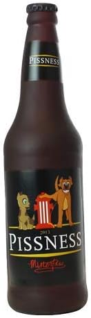 SILLY SQUEAKERS Tuffy Beer Bottle Dog Toy: Squeaky Dog Toy, Washable and Floats, Vinyl