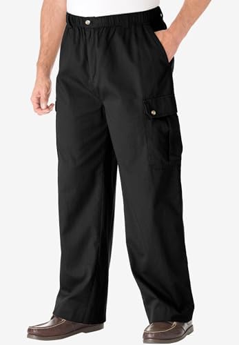 KingSize Knockarounds Full-Elastic Waist Cargo Pants