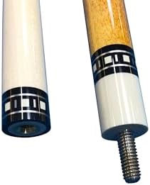 Meucci SB2-N Handcrafted Billiards Pool Cue Stick w/PRO Shaft - Natural Stain + Hard CASE
