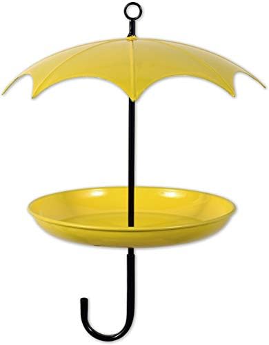 Sunset Vista Designs for the Birds Umbrella-Shaped Bird Feeder, 13-Inch, Yellow