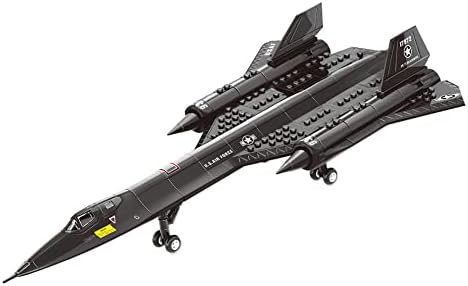 SEMKY Military Series SR-71 Reconnaissance Aircraft Jet Blackbird Air Force Building Block Set (183 Pieces) -Building and Military Toys Gifts for