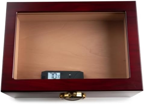 Oasis Caliber V Digital Hygrometer and Thermometer - Slim Hygrometer & Thermometer w/Digital Humidity Sensor Gauge for Precise Readings