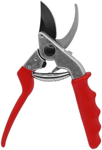 Zenport Z225 Bypass Pruner with Rotating Handle, 1-Inch Cut, 8.5-Inch , Red