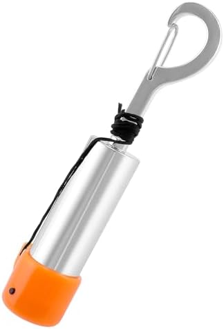 QWORK Scuba Diving Underwater Shaker with Clip, Non-Corrosive Metal Rattle Stick