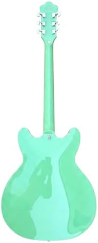 Grote Full Scale Electric Guitar Semi-Hollow Body Guitar Stainless Steel Frets (Vintage Sunburst)