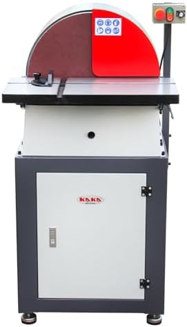 4 x 24 Belt & Oscillating Spindle Sander, KAKA INDUSTRIAL WS-100D | 5 sanding sleeves included