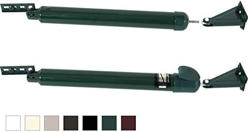 GREENSTAR Touch 'n Hold Smooth - Dual Door Closer System - Heavy Duty - for (Medium and Heavy Weight) Storm, Screen, & Security Doors - New Doors or Replacement for Previous Units (White)