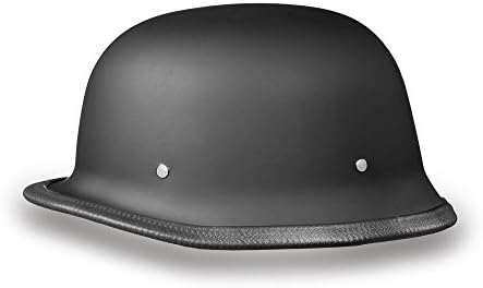 Daytona Half Shell German Motorcycle Helmets, DOT Approved for Superior Safety and Style – Comfortable, Durable, and Perfect for Riders Who Want a Retro Look with Modern Protection Standards