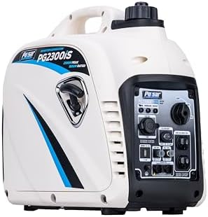 Pulsar PG2300iS 2, 300W Portable Super Quiet Gas-Powered Inverter Generator with USB Outlet & Parallel Capability, CARB Compliant | 1800 running watts