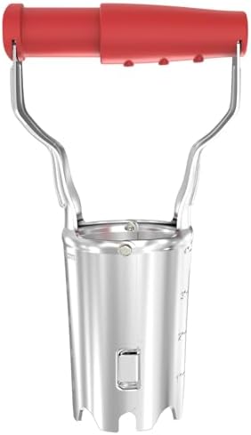 FLORA GUARD Bulb Planter with Depth Markers | Automatic Soil Releasing Seed Bulb Transplanter for Planting/Digging Tulips, Daffodils, Dahlias and More