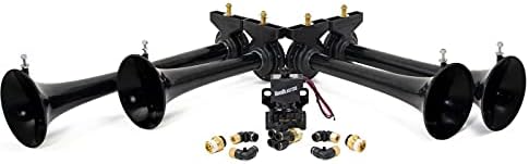HornBlasters Shocker XL Train Horns Only - US Made Horns - 147.7 Actual dB