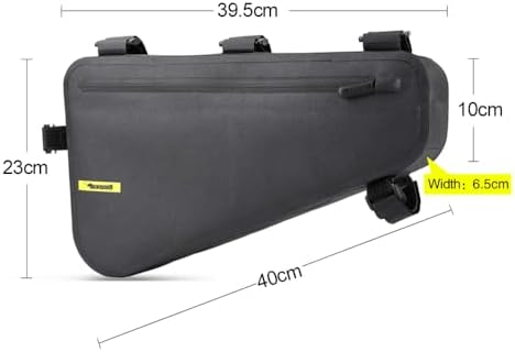 Rhinowalk Bike Frame Bag Bike Triangle Bag Waterproof top Tube Under The Bag, Suitable for Road Mountain Bike Sports, Gravel Bike