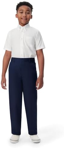 French Toast Boys Pull-On Relaxed Fit School Uniform Pant (Standard & Husky)