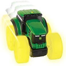 TOMY Monster Treads Lightning Wheels - Includes 1 John Deere Miniature Monster Truck Toy - Gator or Tractor Toy (Vehicle May Vary) - John Deere Toys