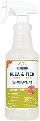 Wondercide Flea Tick & Mosquito Spray for Pets & Home - Cedarwood 16 fl oz | With Natural Essential Oils - Killer, Control, Prevention, Treatment of Fleas & Ticks for Dogs and Cats - Pet & Family Safe