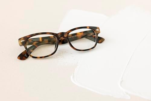 Peepers Reading Glasses for Men & Women +1.50, Tortoise, Clark Focus