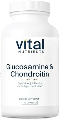 Vital Nutrients Glucosamine & Chondroitin - Healthy Cartilage, Mobility, and Joint Support Supplement - Gluten, Dairy
