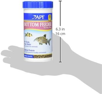 API BOTTOM FEEDER PELLETS WITH SQUID Fish Food 1.3-Ounce Container