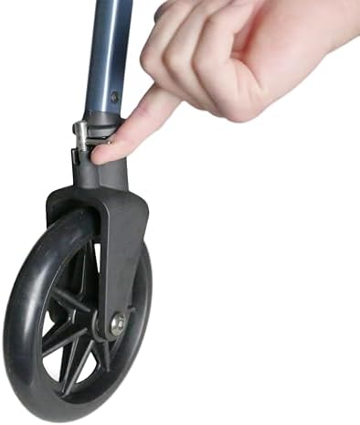 Stander Locking-Swivel Front Wheel Kit, 6-inch Replacement Wheels for Stander Wonder Walkers and Signature Life Elite Travel Walker, Set of 2
