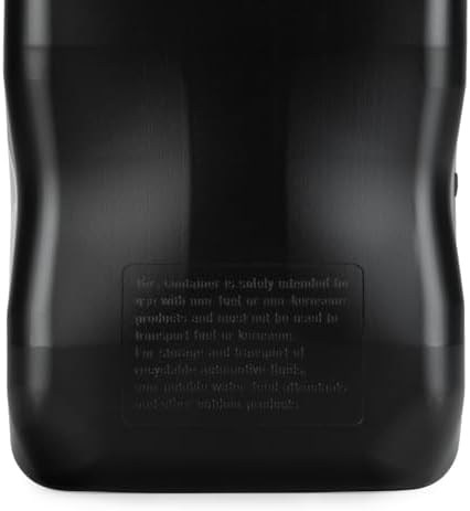VP Racing 3582-CA - 5.5-Gallon Square Motorsport Jug 4 Pack - Black, Deluxe Hose, Tight Seal