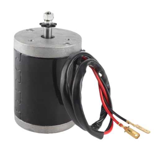 Electric Brushed Motor, 12V 120W High-Speed Compact Permanent Magnet DC Gear Motor with Belt Pulley for Electric Scooters E-Bikes Robotics UAVs