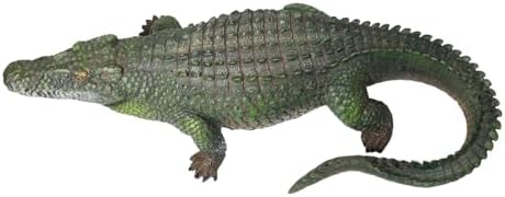 Ebros Gift 21" Long Realistic Alligator Crocodile Gallery Quality Statue As Home and Garden Decor Prank Surprise Guest Greeter of Alligators