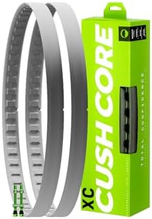 CushCore XC Set - Includes (2) Tire Inserts, (2) Presta Valves & Rim Stickers, Easy At-Home Installation, Bicycle Tire Inserts