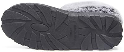 Jessica Simpson Women's and Girls Microsuede Super Soft Bootie Slippers with Indoor Outdoor Sole- Mommy & Me Set Options