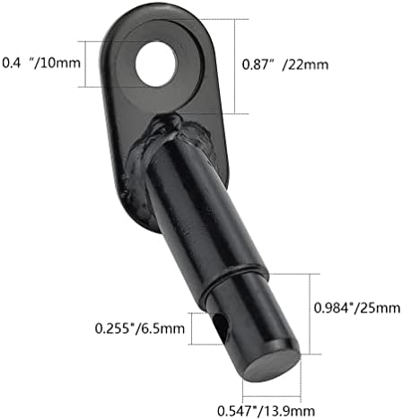 2 Packs Bike Trailer Coupler, Fengek Bike Trailer Hitch Instep Attachment for Instep, Black