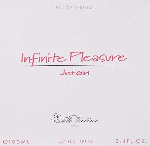 Estelle Vendome Infinite Pleasure Just Girl for Women Eau De Parfum Spray, 3.4 Ounce