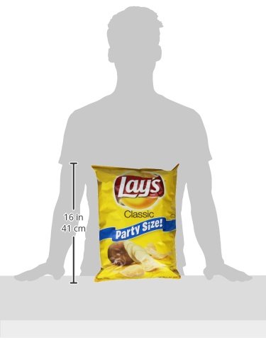 Lay's Potato Chips, Party Size Classic, 15.75 Ounce
