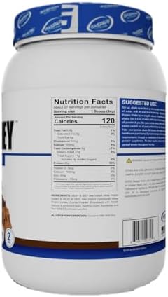 Gaspari Nutrition Proven Whey, 100% Hydrolyzed Whey Isolate, High Protein, Lactose Free, Low Carbohydrate and Low Sugar (Vanilla Ice Cream, 2 Pound (Pack of 1)