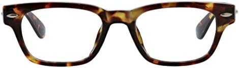 Peepers Reading Glasses for Men & Women +1.50, Tortoise, Clark Focus