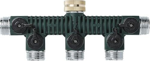 Orbit 62019 5-Way Zinc Hose Faucet Valve Manifold