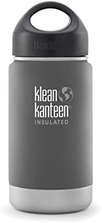 Klean Kanteen Wide Mouth Double Wall Insulated Water Bottle with Loop Cap
