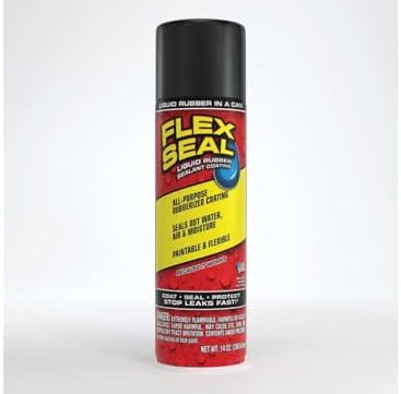 Flex Seal Satin Black Rubber Spray Sealant 14 oz. - Case of 6