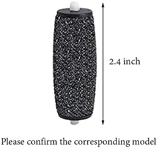 6 Pack Callus Remover Roller,Replacement Roller for Electronic Foot File Refill -3 Extra Coarse & 3 Regular Coarse