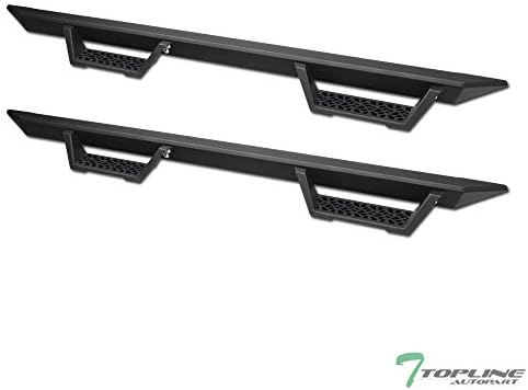 R&L Racing Matte Black Modular Drop Step Nerf Bars Boards Compatible with 2005-2018 Nissan Frontier Crew Cab