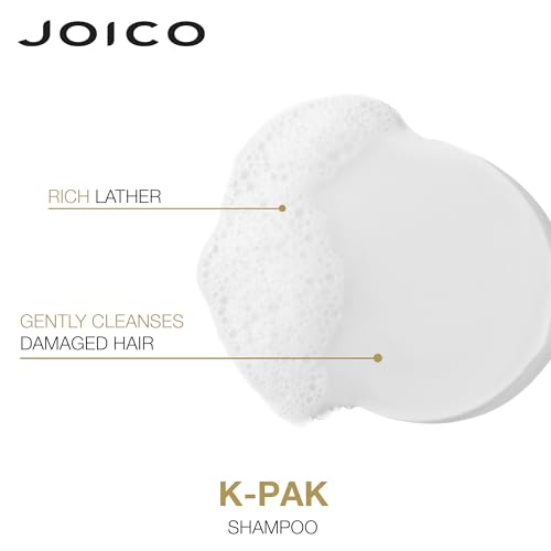 Joico K-PAK Daily Reconstructing Shampoo & Conditioner Set | For Damaged Hair | Repair Damage & Prevent Breakage | Double Hair Strength | Boost Shine | With Keratin & Guajava Fruit Extract