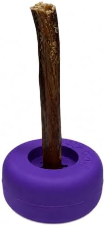 Bully Stick Holder for Dogs - Medium Size - Interactive Dog Toy, Dog Treat Holder, Slow Feeder, Treat Dispenser, Chew Toy and Dog Safety Device