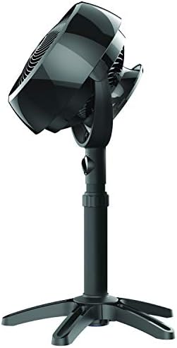 Vornado 7803 Large Pedestal Whole Room Air Circulator, Fan with Adjustable Height, 33-40 in, 3 Speed Settings, Removable Grill for Cleaning, Black Standing Floor Fan for Bedroom