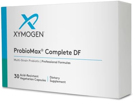 XYMOGEN ProbioMax Daily 100B - Probiotics for Digestive Health Support - Lactobacillus Acidophilus & Bifidobacterium Lactis HN019 - Vegetarian, Gluten-Free & Non-GMO - 30 Capsules