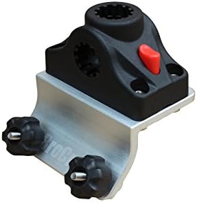 Brocraft Power Lock Rod Holder for for Lund Boat Sport Track / G3 Boat / 45 Degree Crestliner Suremount/WAR Eagle/Excel Boat - 45 Degree Track System