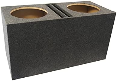 Dual 15" Inch Ported Sub Box SPL Bass Labyrinth Vent Subwoofer Enclosure | Competition low-end punch, holds 2 large drivers