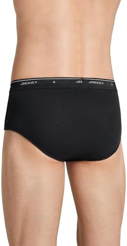 Jockey Classic Low Rise Brief- 6 Pack - 100% Cotton Underwear for Men